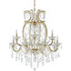 Canada LED 38.6 inch Satin Brass Chandelier Ceiling Light